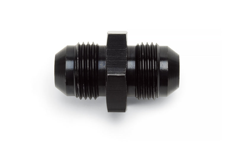 Russell Fitting - Adapter - Straight - 8 AN Male to 8 AN Male - Aluminum - Black Anodized - Each