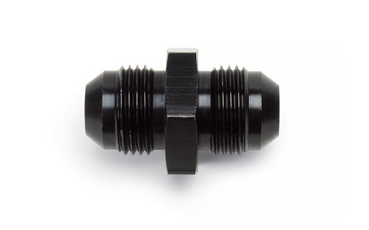 Russell Fitting - Adapter - Straight - 8 AN Male to 8 AN Male - Aluminum - Black Anodized - Each