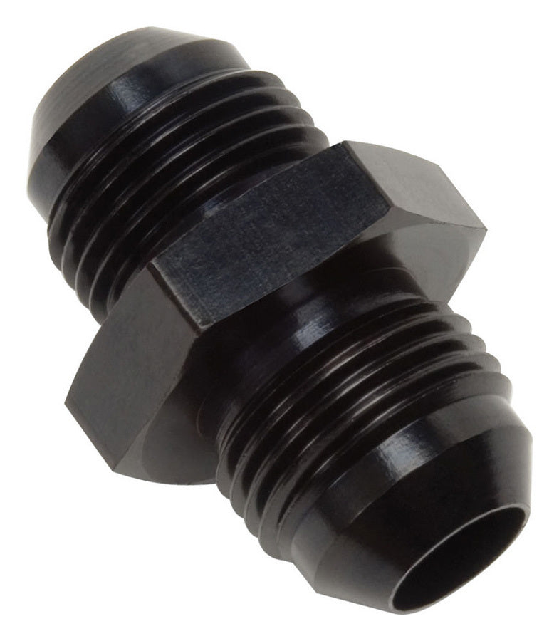 Russell Fitting - Adapter - Straight - 10 AN Male to 10 AN Male - Aluminum - Black Anodized - Each
