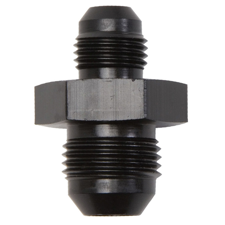 Russell Fitting - Adapter - Straight - 6 AN Male to 8 AN Male - Aluminum - Black Anodized - Each