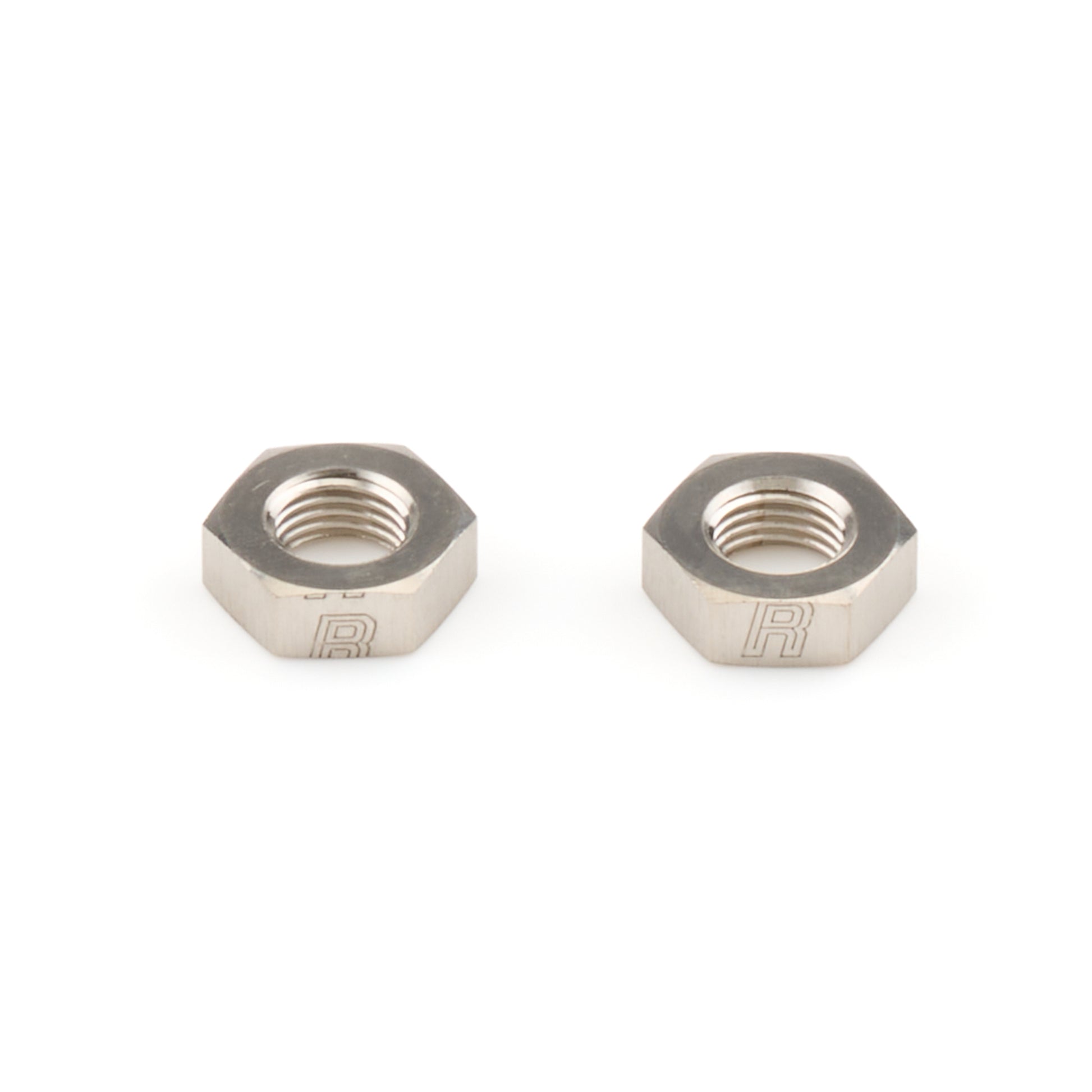Russell Bulkhead Fitting Nut - 3 AN - Aluminum - Chrome - Pair