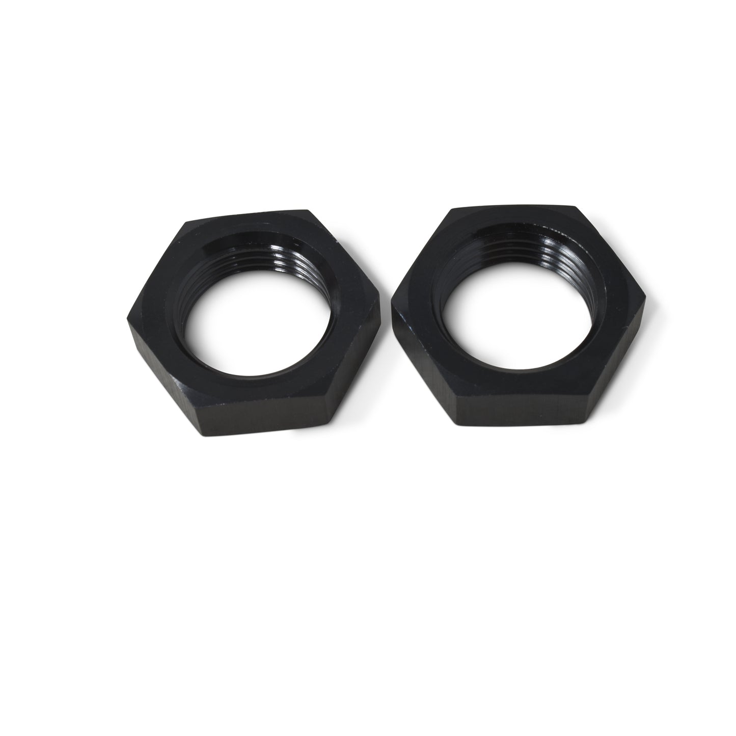 Russell Bulkhead Fitting Nut - 8 AN - Aluminum - Blue Anodized - Pair