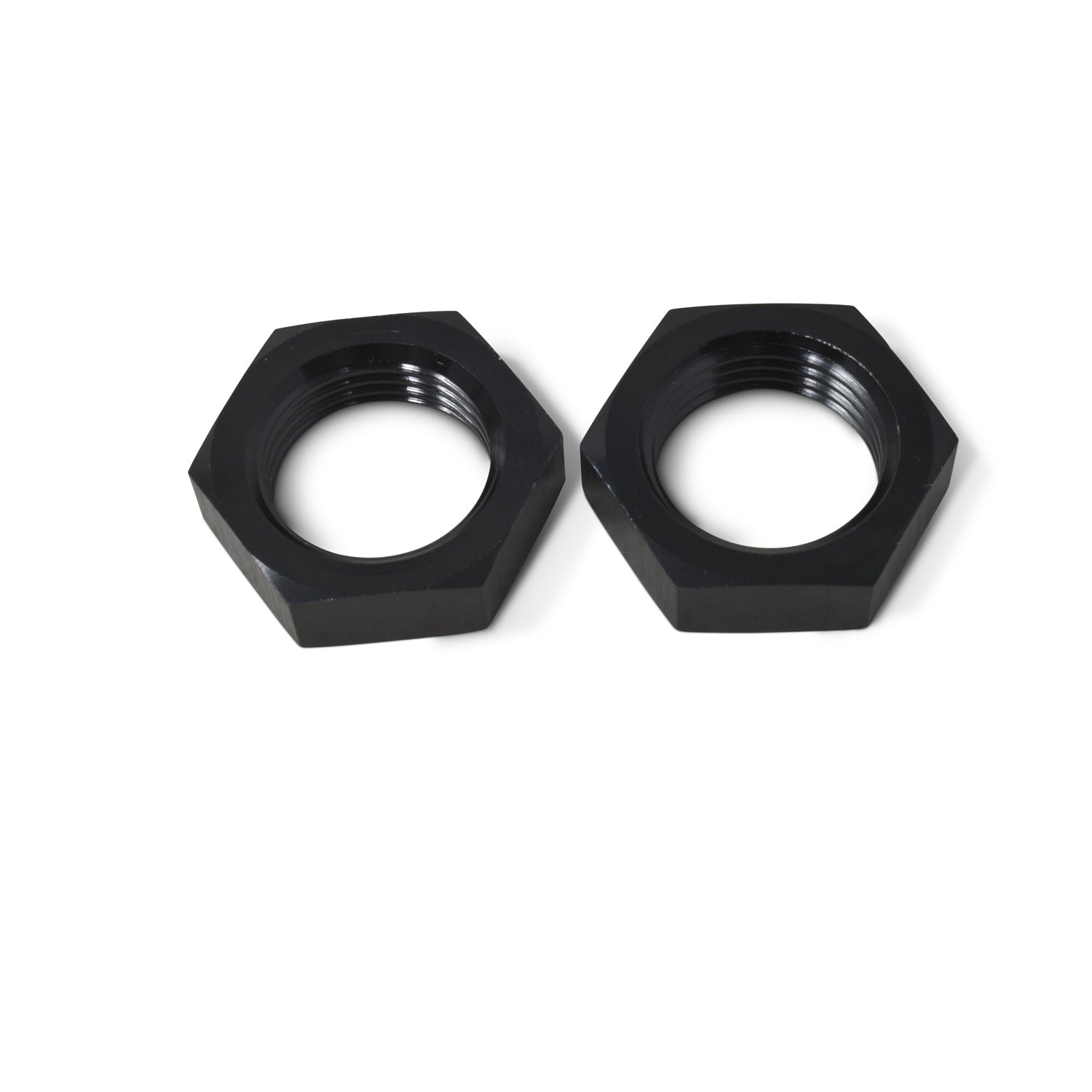 Russell Bulkhead Fitting Nut - 8 AN - Aluminum - Blue Anodized - Pair