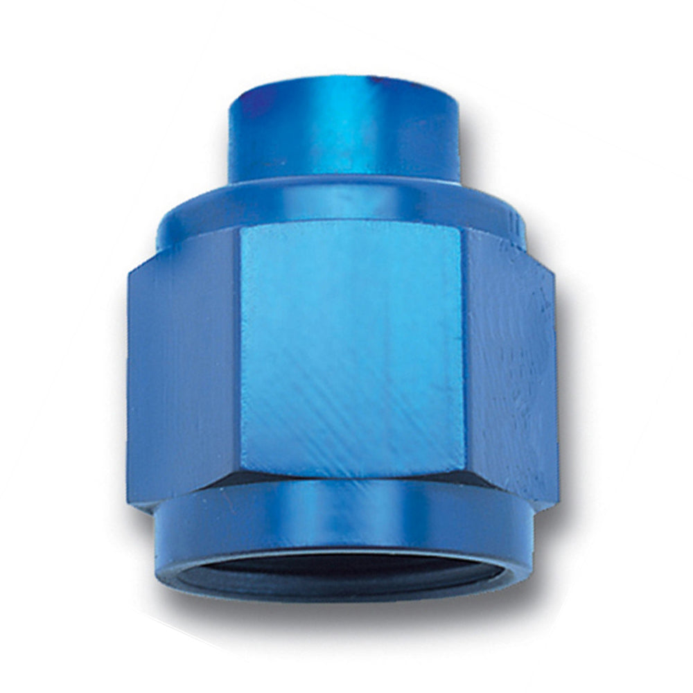 Russell Fitting - Cap - 6 AN - Aluminum - Blue Anodized - Each