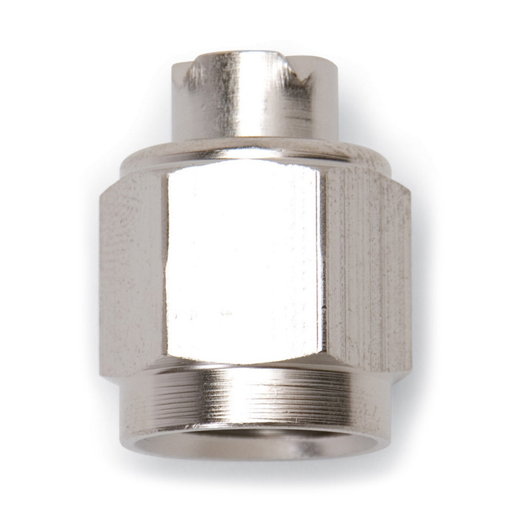 Russell Fitting - Cap - 6 AN - Aluminum - Nickel Anodized - Each