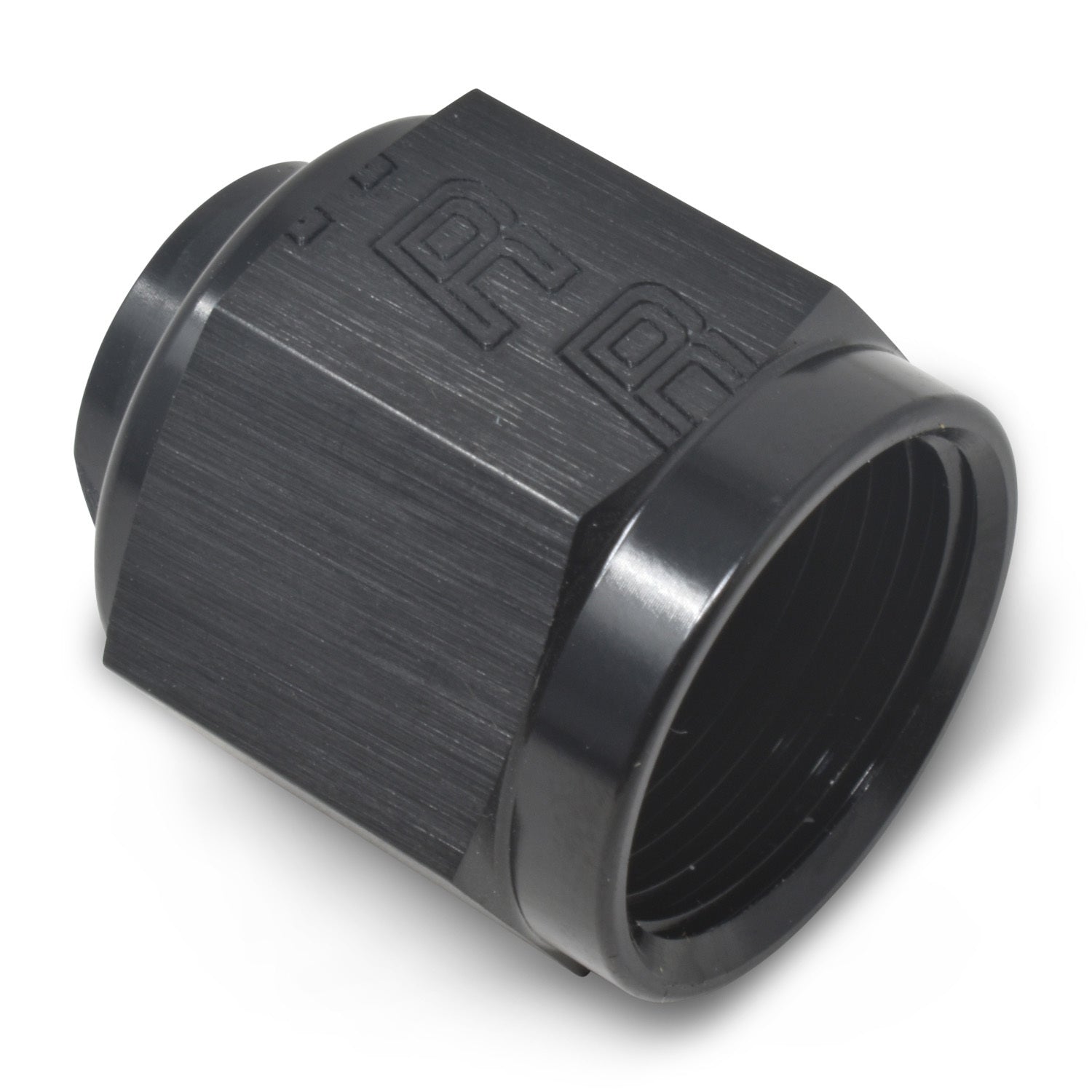 Russell Fitting - Cap - 12 AN - Aluminum - Black - Each