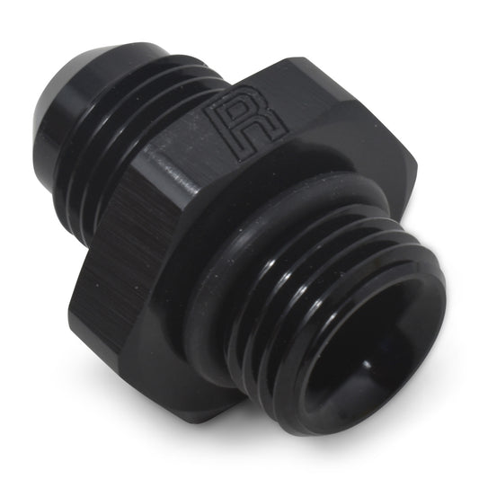Russell Fitting - Adapter - Straight - 16 AN Male to 12 AN Male O-Ring - Aluminum - Black Anodized - Each