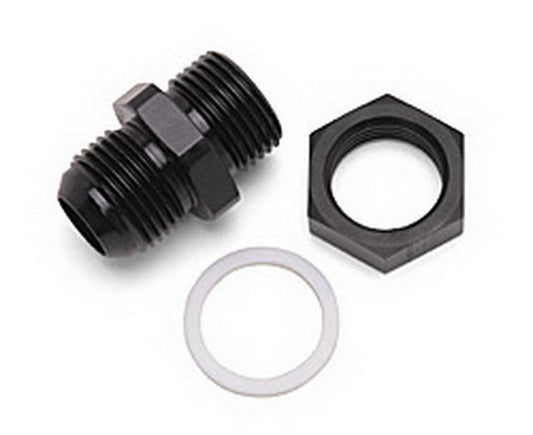 Russell Fitting - Bulkhead - Straight - 10 AN Male to 10 AN Male Bulkhead - Nut / PTFE Washer Included - Aluminum -