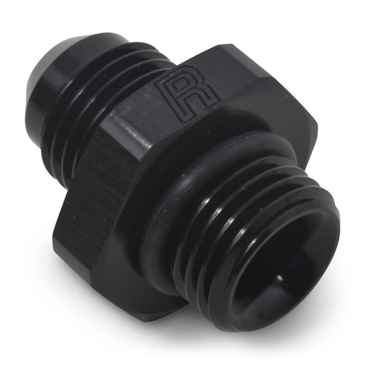 Russell Fitting - Adapter - Straight - 10 AN Male to 8 AN Male O-Ring - Aluminum - Black Anodized - Each