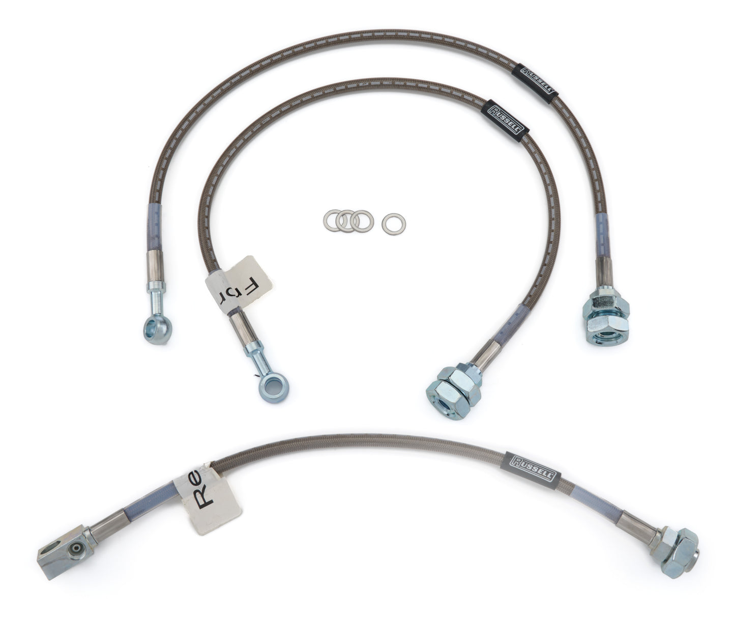 Russell Brake Hose Kit - DOT Approved - Braided Stainless - 2WD - GM Fullsize Truck 1979-87 - Kit