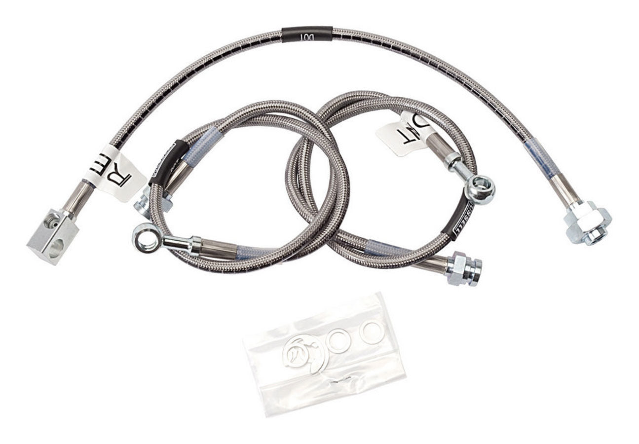 Russell Brake Hose Kit - Street Legal - DOT Approved - Braided Stainless - GM SUV / Truck 1988-2000 - Kit