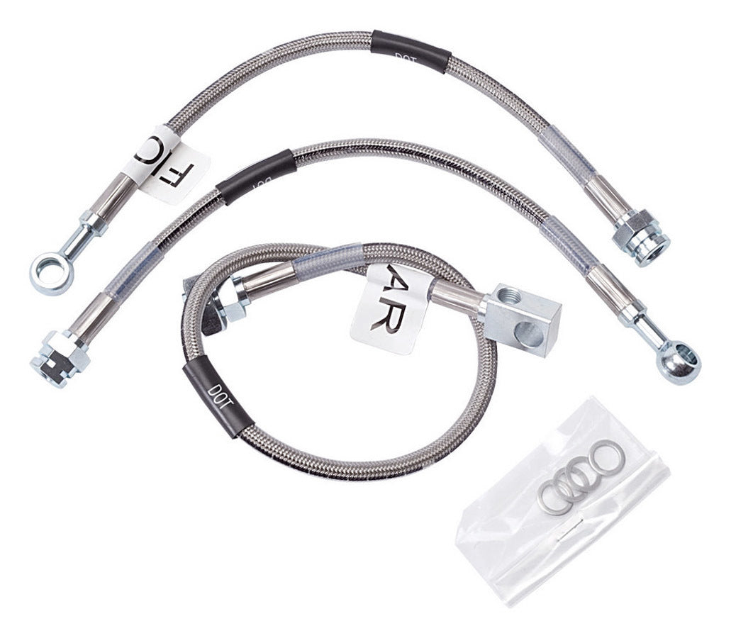 Russell Brake Hose Kit - Street Legal - DOT Approved - Braided Stainless - GM SUV / Truck 1991-98 - Kit