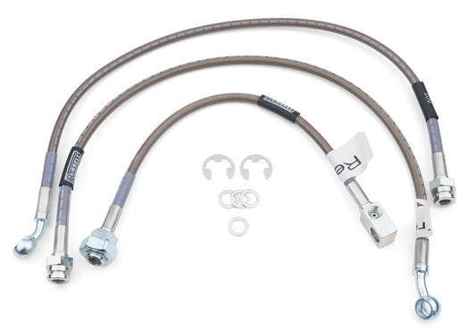 Russell Brake Hose Kit - DOT Approved - Braided Stainless - 4WD - GM Fullsize Truck 1979-87 - Kit