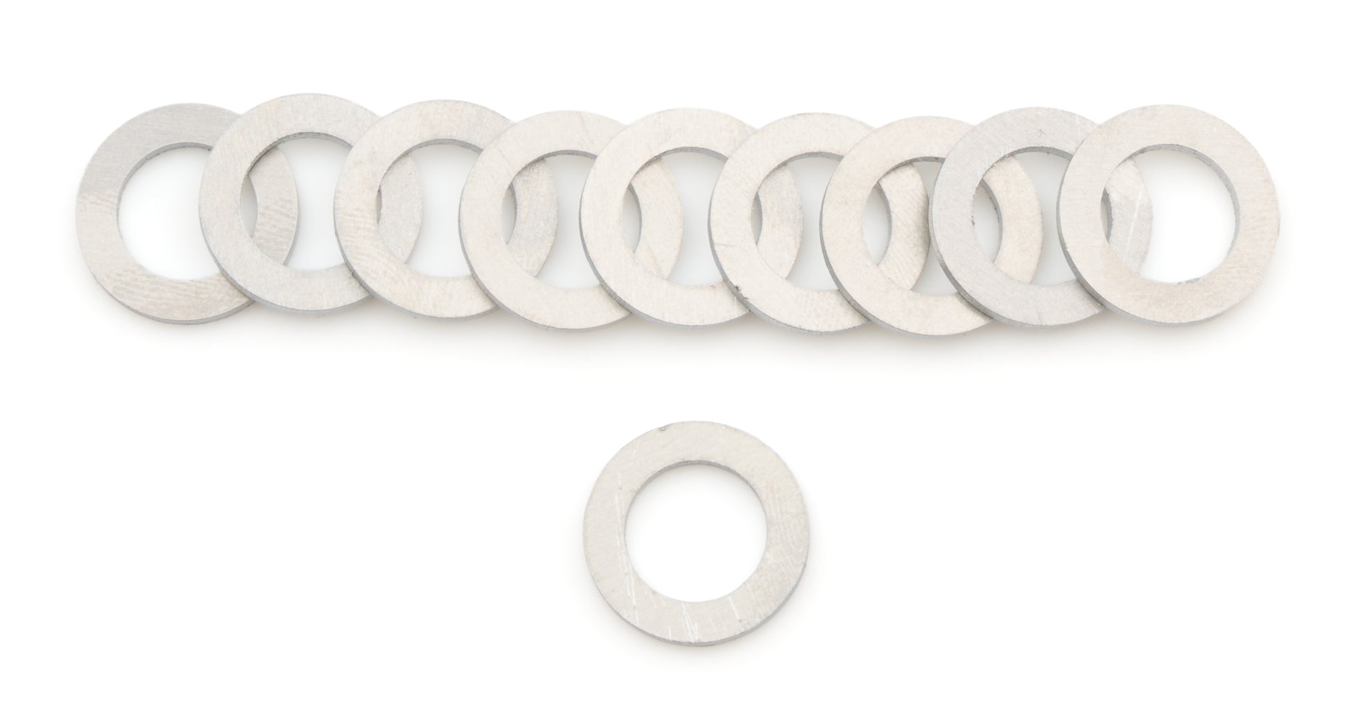 Russell Crush Washer - 0.390 in ID - 0.625 in OD - 0.060 in Thick - Aluminum - Natural - Set of 10