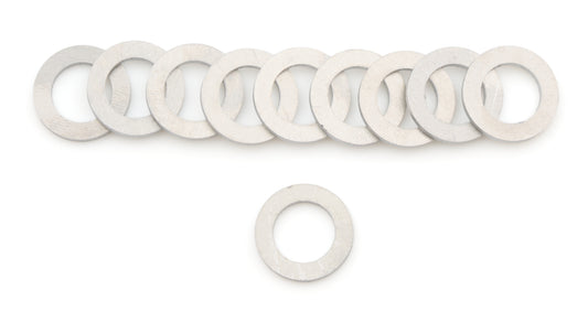 Russell Crush Washer - 0.390 in ID - 0.625 in OD - 0.060 in Thick - Aluminum - Natural - Set of 10