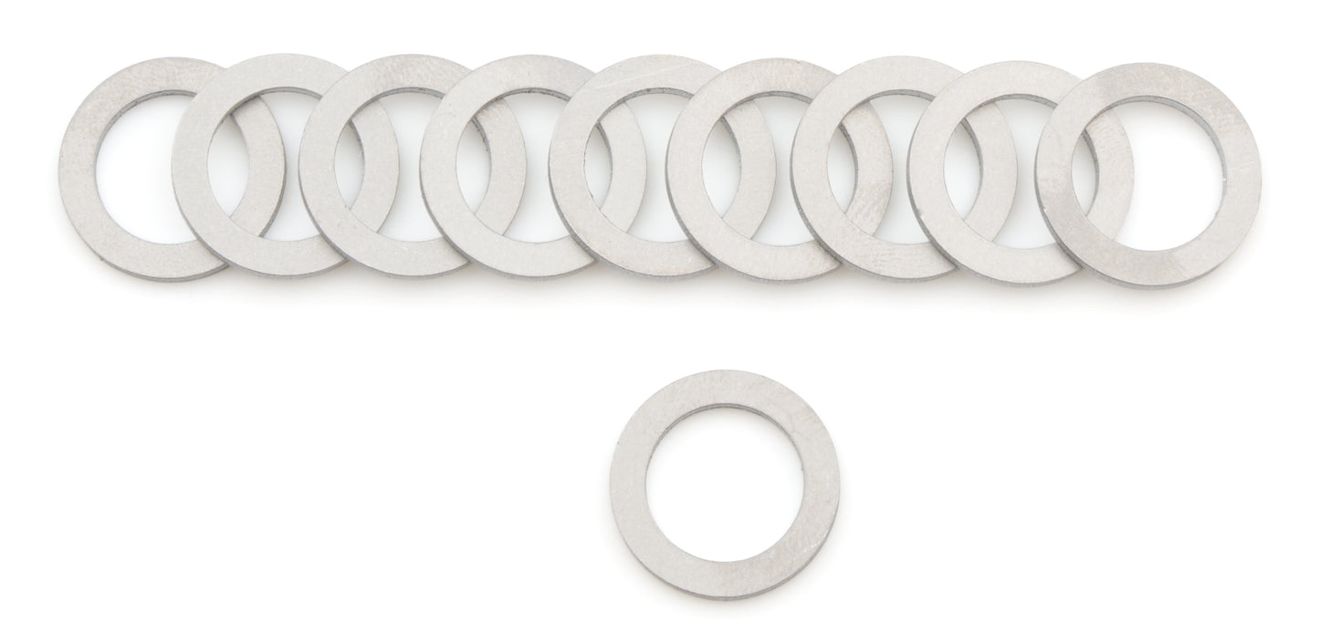 Russell Crush Washer - 0.480 in ID - 0.704 in OD - 0.060 in Thick - Aluminum - Natural - Set of 10