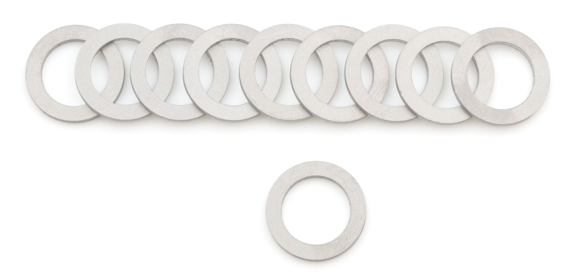Russell Crush Washer - 0.480 in ID - 0.704 in OD - 0.060 in Thick - Aluminum - Natural - Set of 10