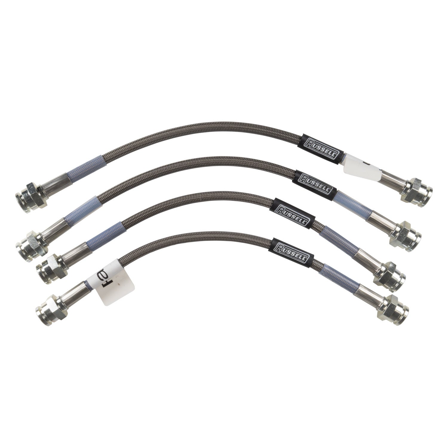 Russell Brake Hose Kit - DOT Approved - Braided Stainless - Nissan Z 1970-73 - Kit