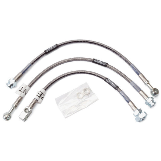 Russell Brake Hose Kit - Street Legal - DOT Approved - Braided Stainless - GM F-Body 1977-81 - Kit
