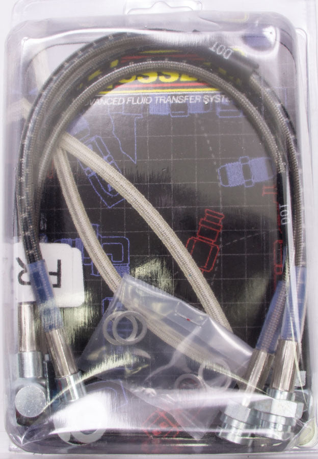 Russell Brake Hose Kit - Street Legal - DOT Approved - Braided Stainless - GM F-Body 1969-76 - Kit