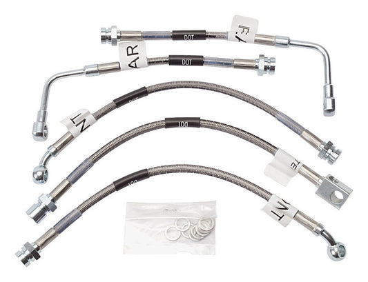 Russell Brake Hose Kit - Street Legal - DOT Approved - Braided Stainless - GM Impala / Roadmaster / Caprice / 1994-96
