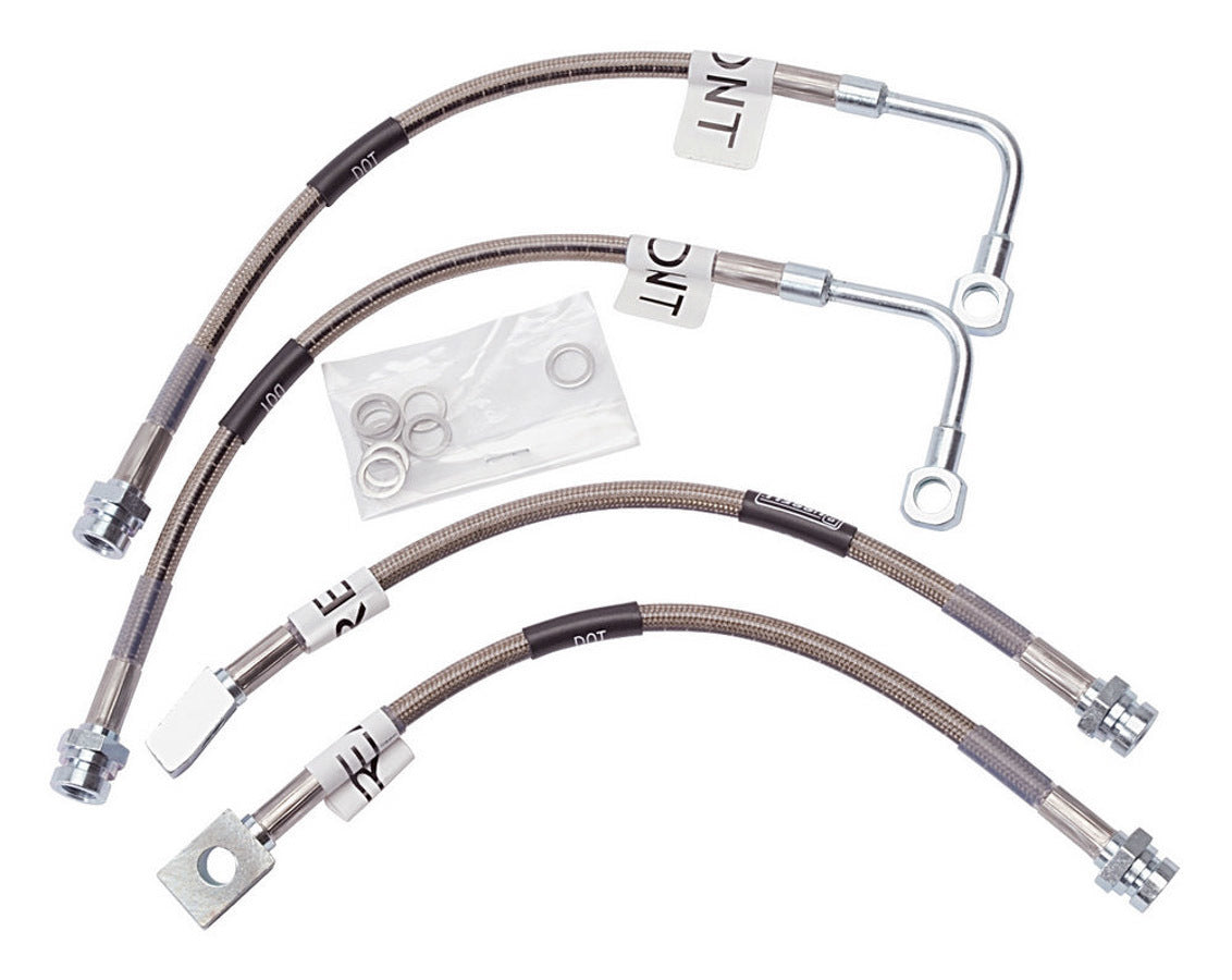 Russell Brake Hose Kit - Street Legal - DOT Approved - Braided Stainless - Chevy Corvette 1994-96 - Kit
