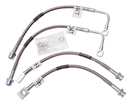 Russell Brake Hose Kit - Street Legal - DOT Approved - Braided Stainless - Chevy Corvette 1994-96 - Kit