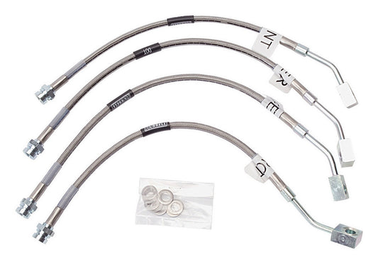 Russell Brake Hose Kit - Street Legal - DOT Approved - Braided Stainless - Chevy Corvette 1997-2004 - Kit