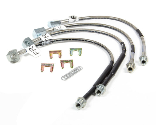Russell Brake Hose Kit - Street Legal - DOT Approved - Braided Stainless - Chevy Corvette Z06 2006-09 - Kit