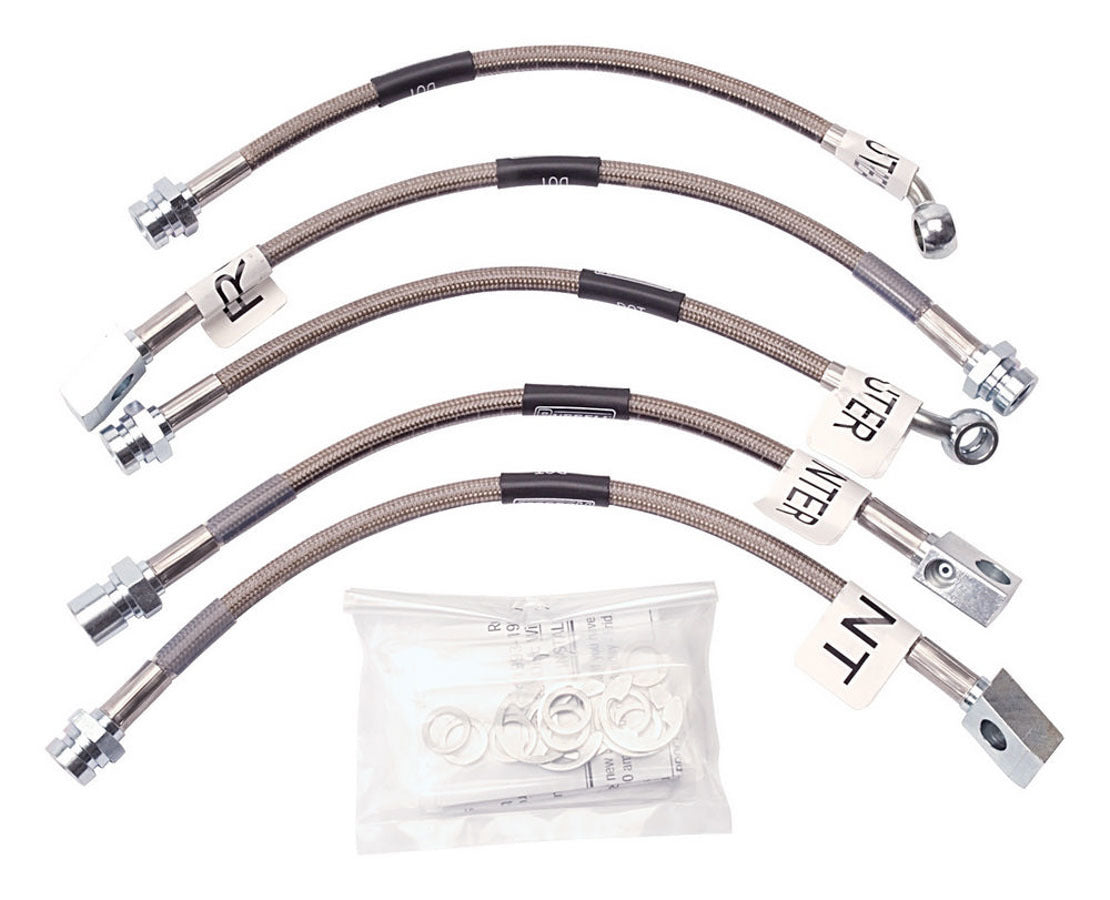 Russell Brake Hose Kit - Street Legal - DOT Approved - Braided Stainless - Without Traction Control - GM F-Body