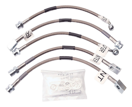 Russell Brake Hose Kit - Street Legal - DOT Approved - Braided Stainless - Without Traction Control - GM F-Body