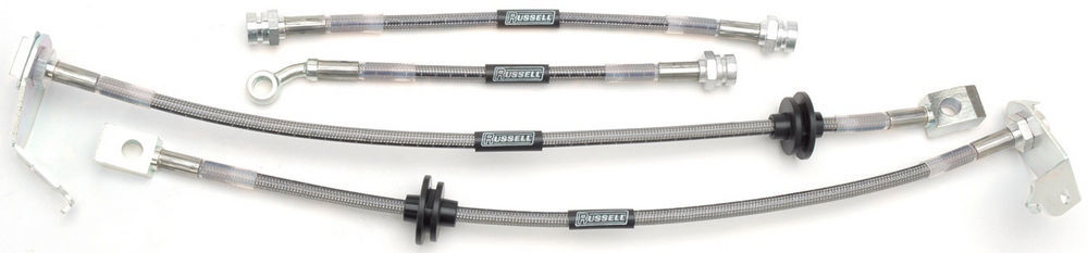 Russell Brake Hose Kit - Street Legal - DOT Approved - Braided Stainless - Pontiac GTO 2005-06 - Kit