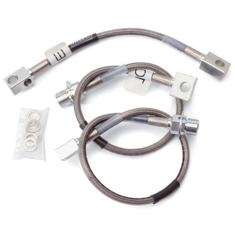 Russell Brake Hose Kit - Street Legal - DOT Approved - Braided Stainless - Ford Mustang 1987-93 - Kit