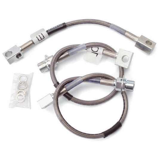 Russell Brake Hose Kit - Street Legal - DOT Approved - Braided Stainless - Ford Mustang 1987-93 - Kit