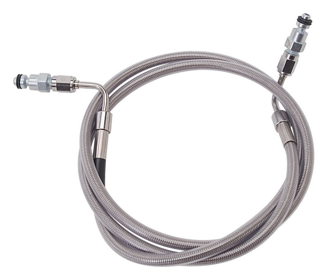 Russell Clutch Hose Kit - Braided Stainless / Steel - Quick Disconnect - Jeep TJ 1997-2006 - Each