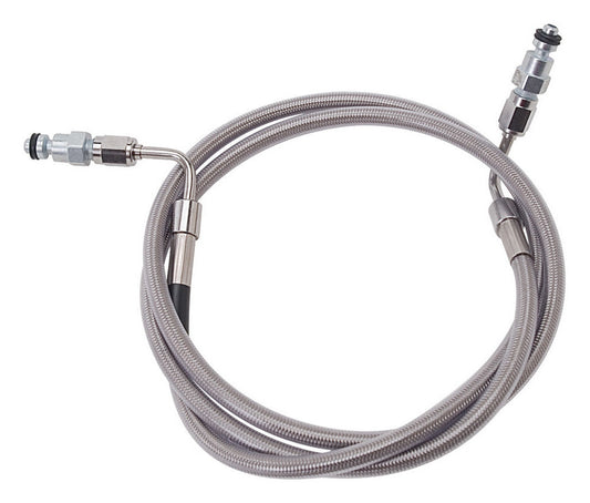 Russell Clutch Hose Kit - Braided Stainless / Steel - Quick Disconnect - Jeep TJ 1997-2006 - Each