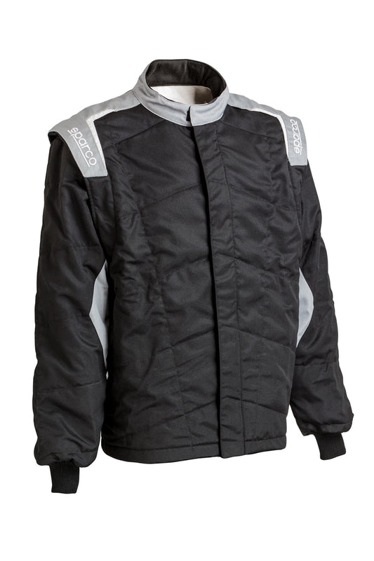Sparco Driving Jacket - Sport Light - SFI 3.2A/5 - Double Layer - Nomex - Black / Gray - Large - Each