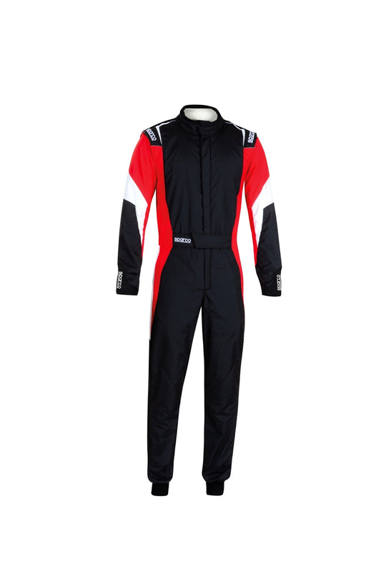 Sparco Driving Suit - Competition - 1-Piece - SFI 3.2A/5 - FIA Approved - Triple Layer - Fire Retardant Fabric - Black