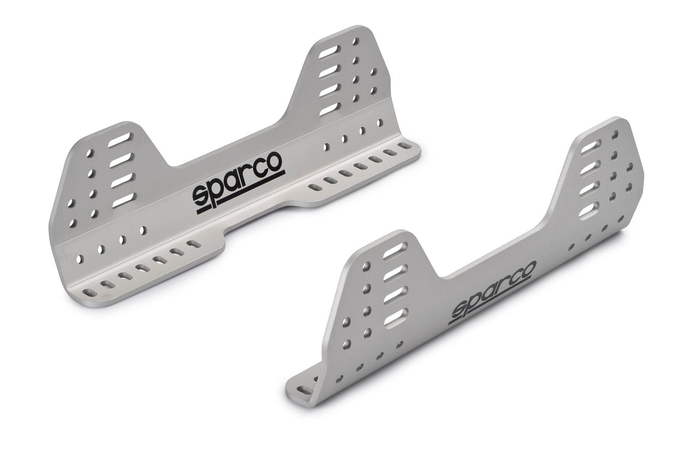 Sparco Seat Mount - Side Mount - Mounting Hardware Included - Silver Anodized - Pair