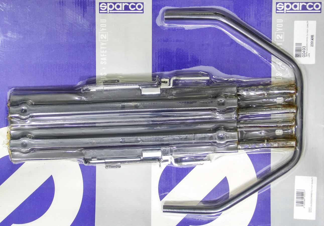 Sparco Seat Mount - Adjustable Slider - Double Locking Mechanism - Steel - Black Powder Coat - Kit
