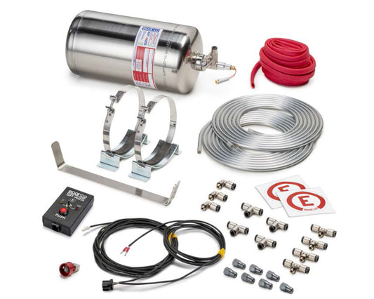 Sparco Fire Suppression System - Electronic - AFFF - FIA Approved - 4.25 L Bottle - Controller / Fittings / Hose - Kit