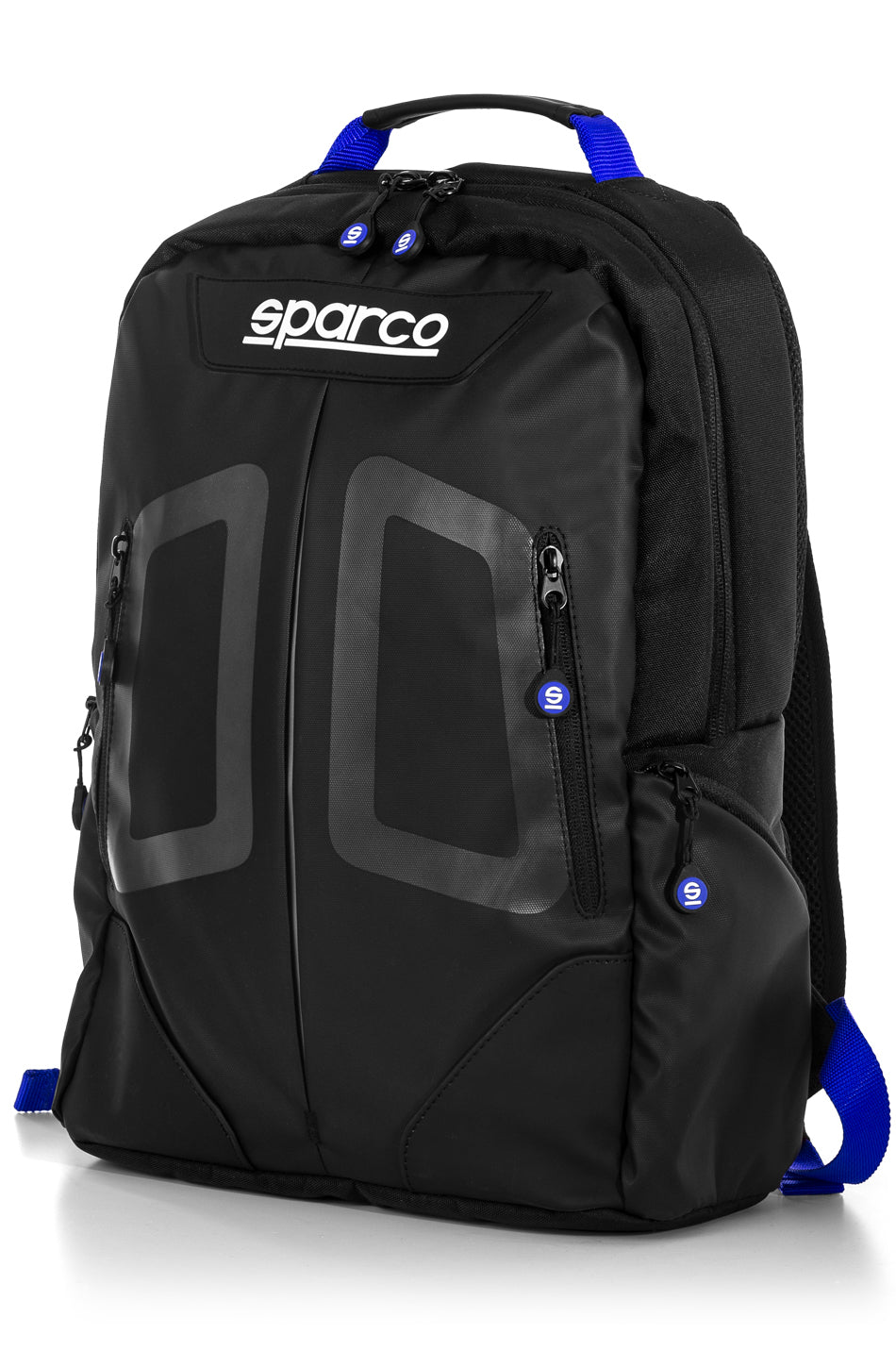 Sparco Gear Bag - Stage - 12 in Long x 6 in Wide x 16 in Tall - Zipper Closure - Backpack Straps - Sparco Logo -