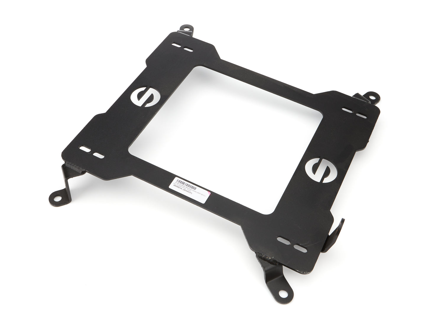 Sparco Seat Adapter Bracket - 600 Series - Sparco to Driver Side Mitsubishi Lancer Evolution 2008-15 - Steel - Black