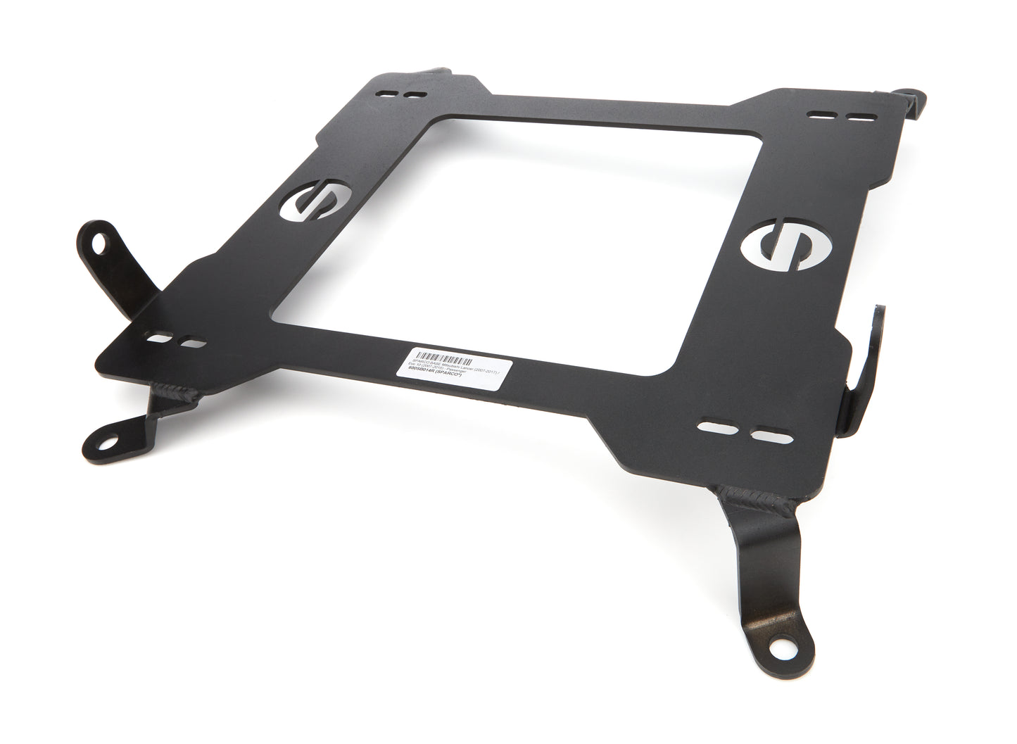 Sparco Seat Adapter Bracket - 600 Series - Sparco to Passenger Side Mitsubishi Lancer Evolution 2008-15 - Steel -