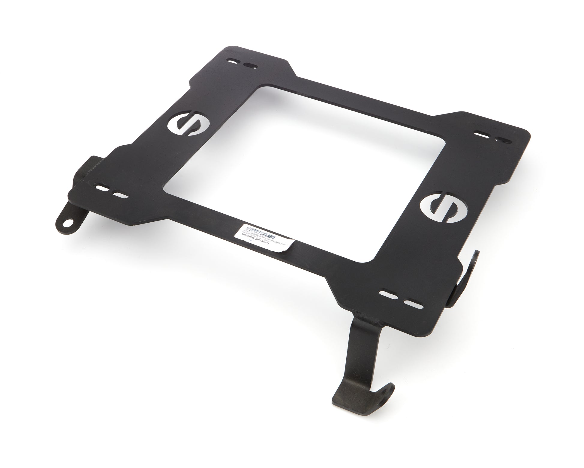Sparco Seat Adapter Bracket - 600 Series - Sparco to Driver Side Subaru WRX or STI 2008-14 - Steel - Black Powder Coat