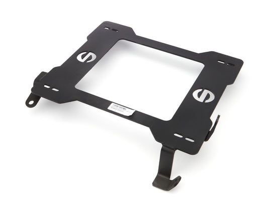 Sparco Seat Adapter Bracket - 600 Series - Sparco to Driver Side Subaru WRX or STI 2008-14 - Steel - Black Powder Coat