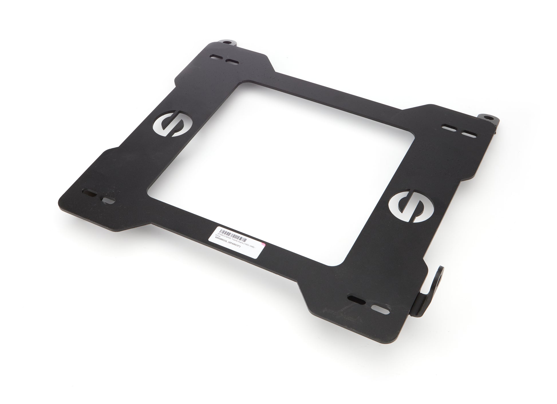 Sparco Seat Adapter Bracket - 600 Series - Sparco to Driver Side Toyota Supra 1993-98 - Steel - Black Powder Coat - Each