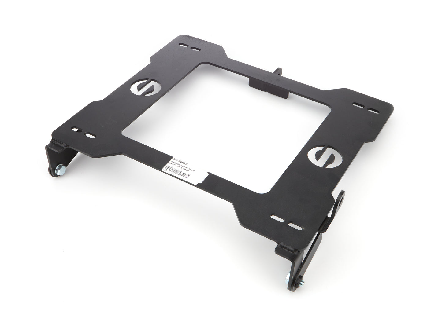Sparco Seat Adapter Bracket - 600 Series - Sparco to Driver Side Volkswagen GTI / Jetta / Rabbit 1985-92 - Steel -
