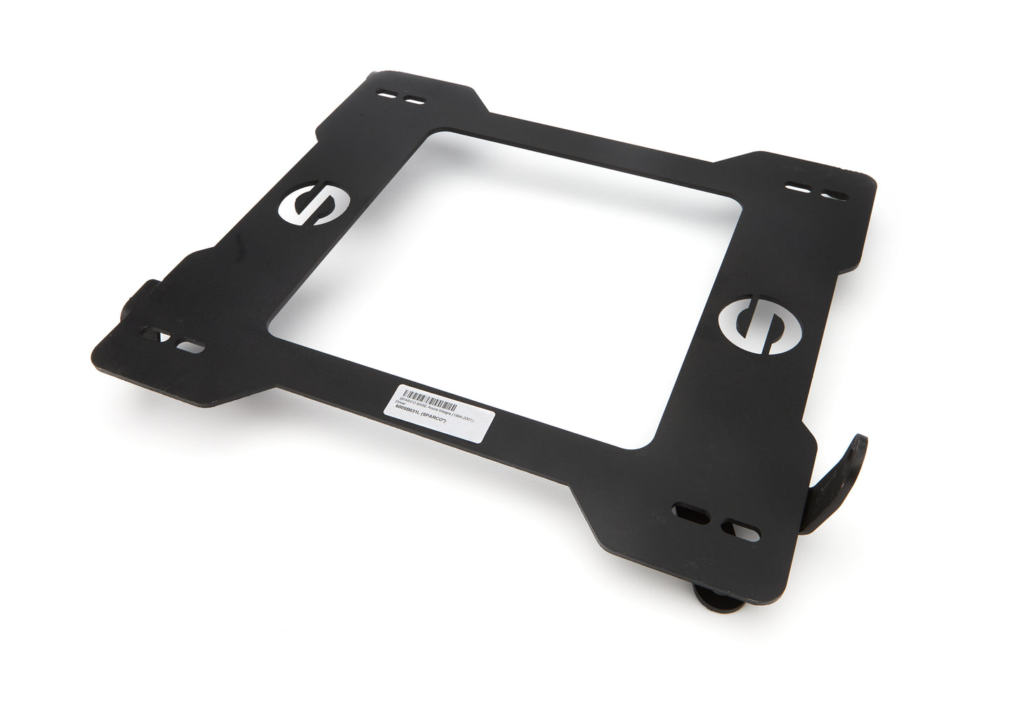 Sparco Seat Adapter Bracket - 600 Series - Sparco to Driver Side Acura Integra 1994-2001 - Steel - Black Powder Coat -