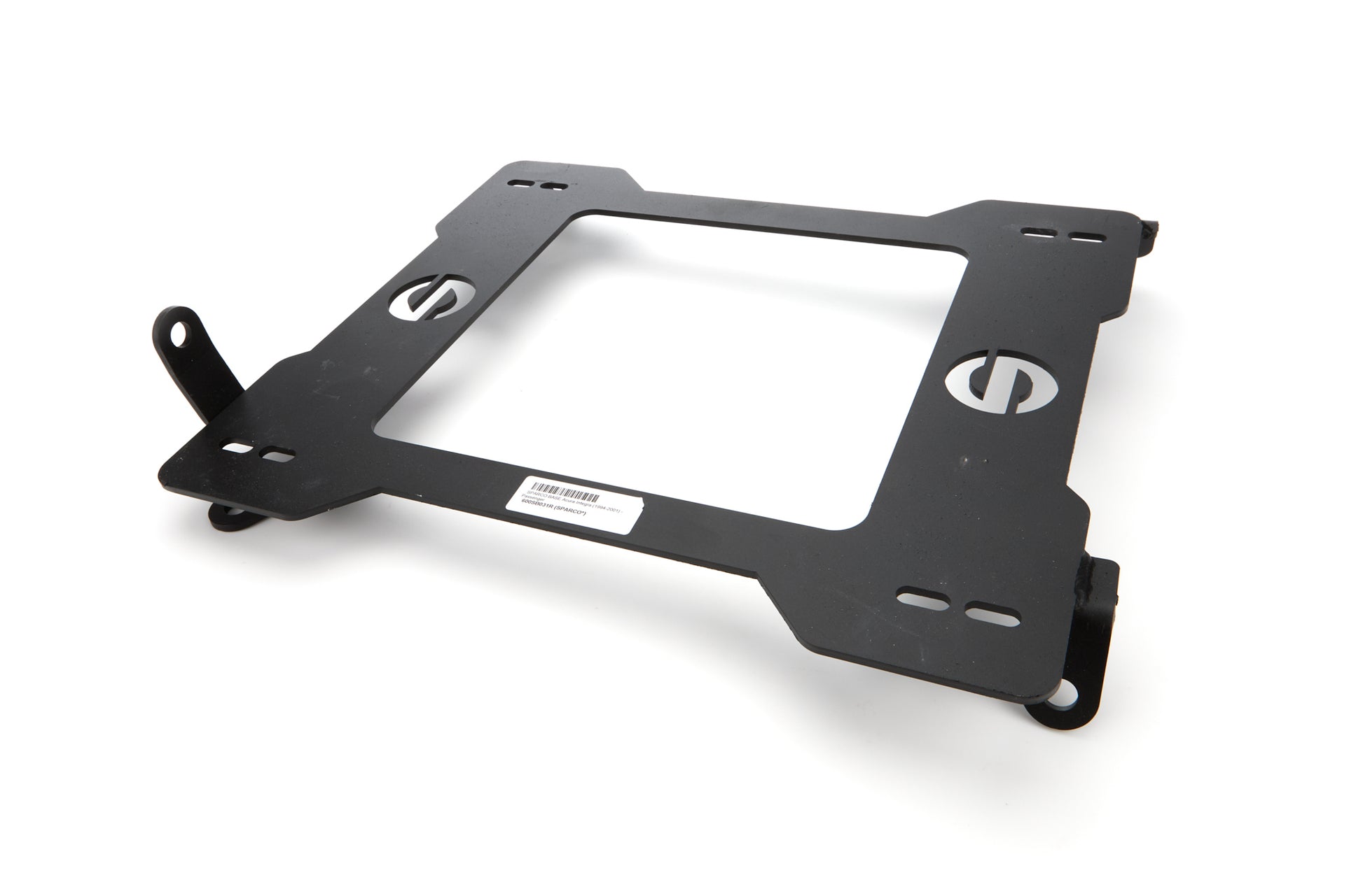 Sparco Seat Adapter Bracket - 600 Series - Sparco to Passenger Side Acura Integra 1994-2001 - Steel - Black Powder